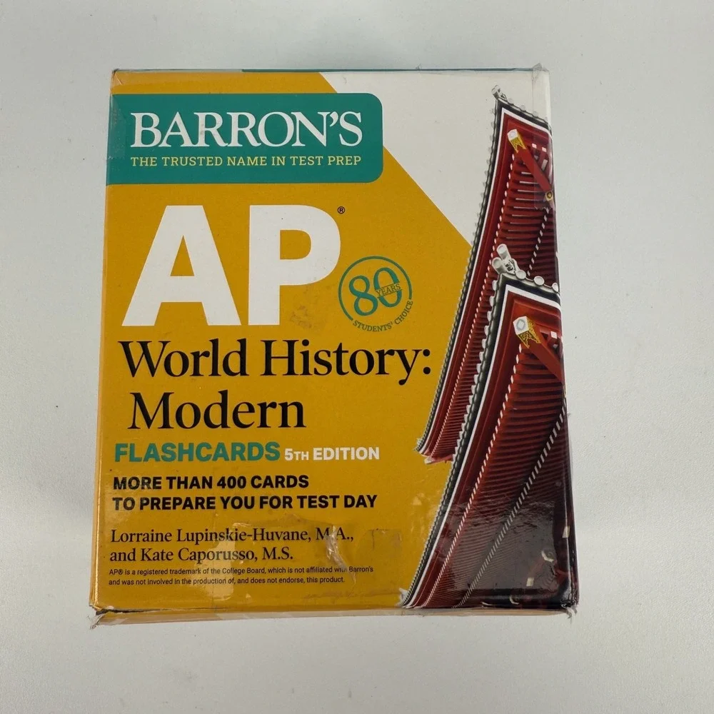 AP World‎ History Modern, Fifth - Cards, by Barron's Educational Series; - Good